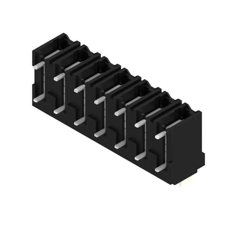 1869650000 - 5mm Black 7-Pole PCB Terminals with 90° Angle  (Pack of 16)