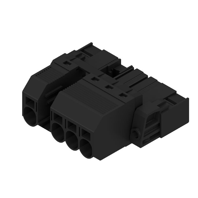 1510990000 - 7.62mm 4-Pole PCB Connector with 180° Tension-Clamp Design  (Pack of 25)