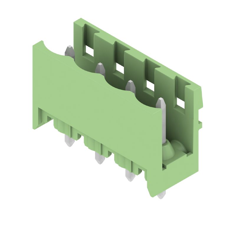 1401810000 - 5.08mm 4-Pole PCB Plug Connector, 180° Angle  (Pack of 100)