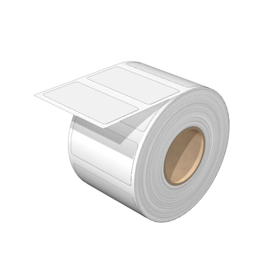 2005330000 - Self-Adhesive Device Markers, 30x60mm, Durable Polyester, White  (Pack of 450)
