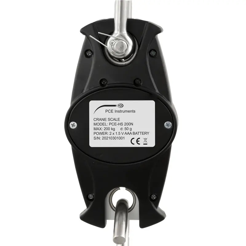 PCE-HS 200N - 200kg LCD Crane Scale with ISO Certificate, Metal Housing