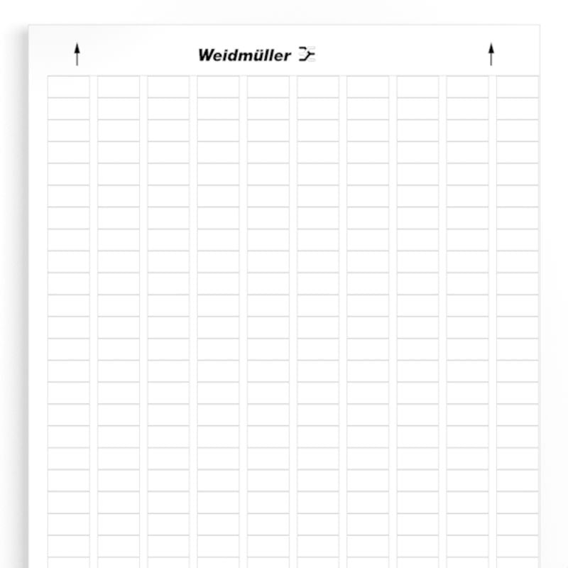 1724151044 - Self-Adhesive Polyester Labels, 3410 Markers, 9mm x 17.8mm  (Pack of 10)