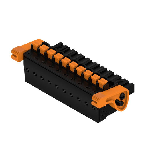 1980060000 - 5mm 10-Pole PCB Connector with 90° Angle and Push-In Actuator  (Pack of 30)