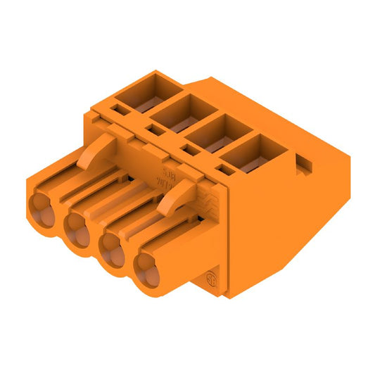 1948020000 - 5.08mm Female Plug-In Connector, 90° Angle, 4 Poles  (Pack of 90)