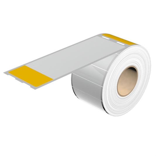 1109180000 - Yellow Self-Adhesive Cable Markers, 50.8x150mm, 500 Labels