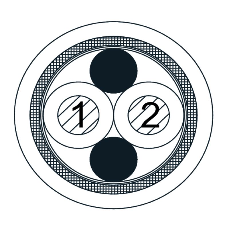 2725850050 - 5m PVC Patch Cable with SPE Plug, IP20 Rated
