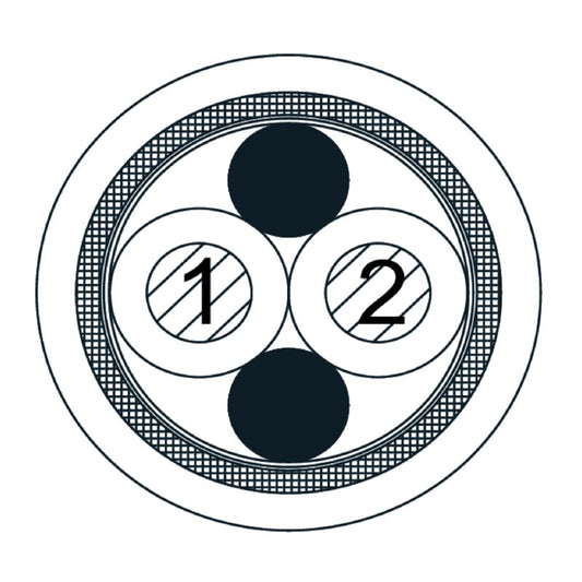2725850050 - 5m PVC Patch Cable with SPE Plug, IP20 Rated