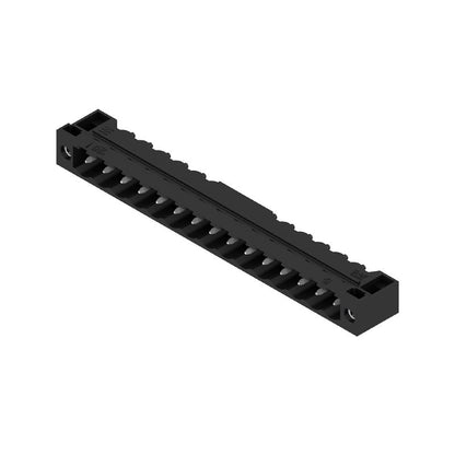 1837760000 - 15-Pole 5.08mm PCB Plug Connector with Black Flange  (Pack of 18)