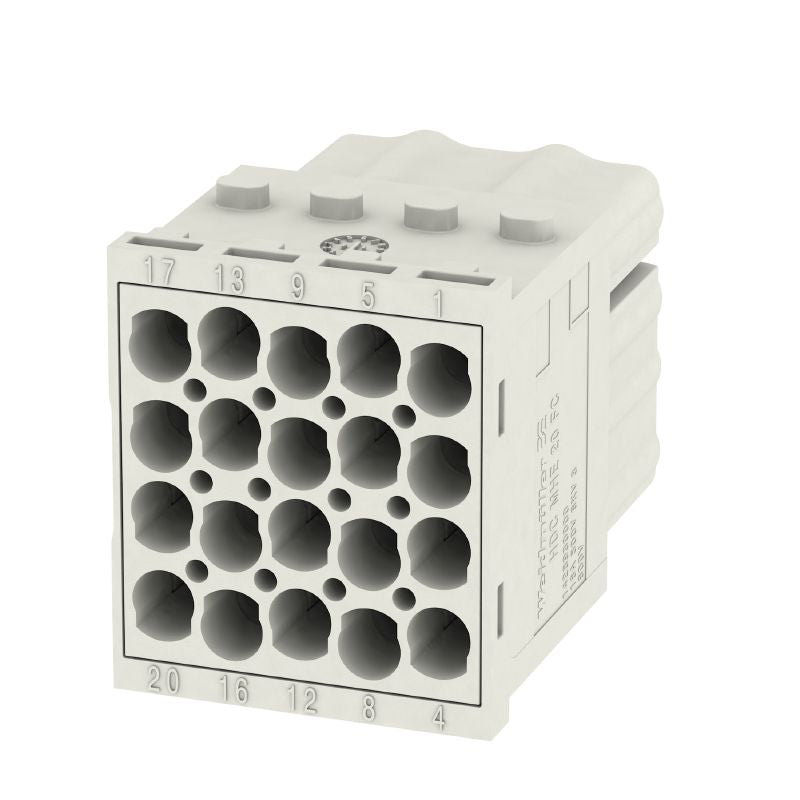 1428930000 - 20-Pole HDC MHE 500V Module, 16A Crimp Connection