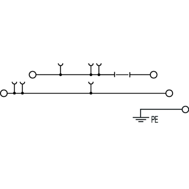 2893730000 - Test-Disconnect Terminal with 5 Points, 4mm² Capacity, 28A  (Pack of 50)