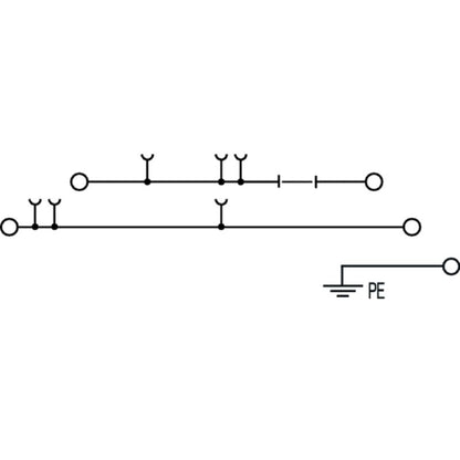 2893730000 - Test-Disconnect Terminal with 5 Points, 4mm² Capacity, 28A  (Pack of 50)