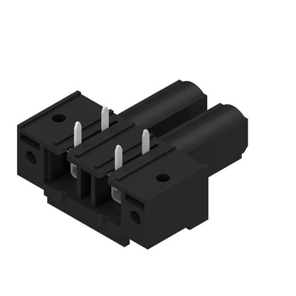 1043270000 - 90° THT PCB Connector, 7.62mm Pitch, 2 Poles, Black  (Pack of 72)