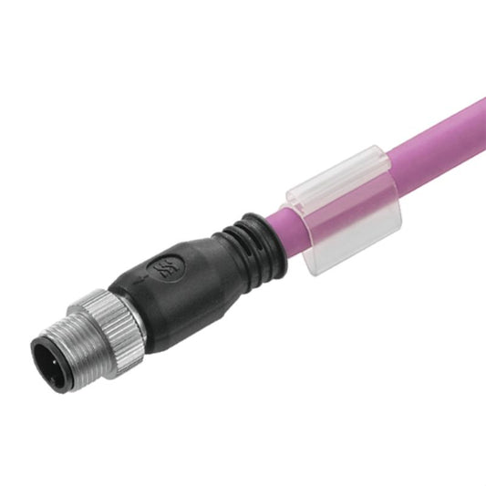 1964700150 - 1.5m Shielded M12 Bus Line Cable, 5 Poles, Halogen-Free