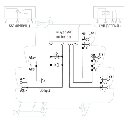 1127740000 - 24VDC Relay Socket with 16A Capacity and Tension-Clamp Connection  (Pack of 10)