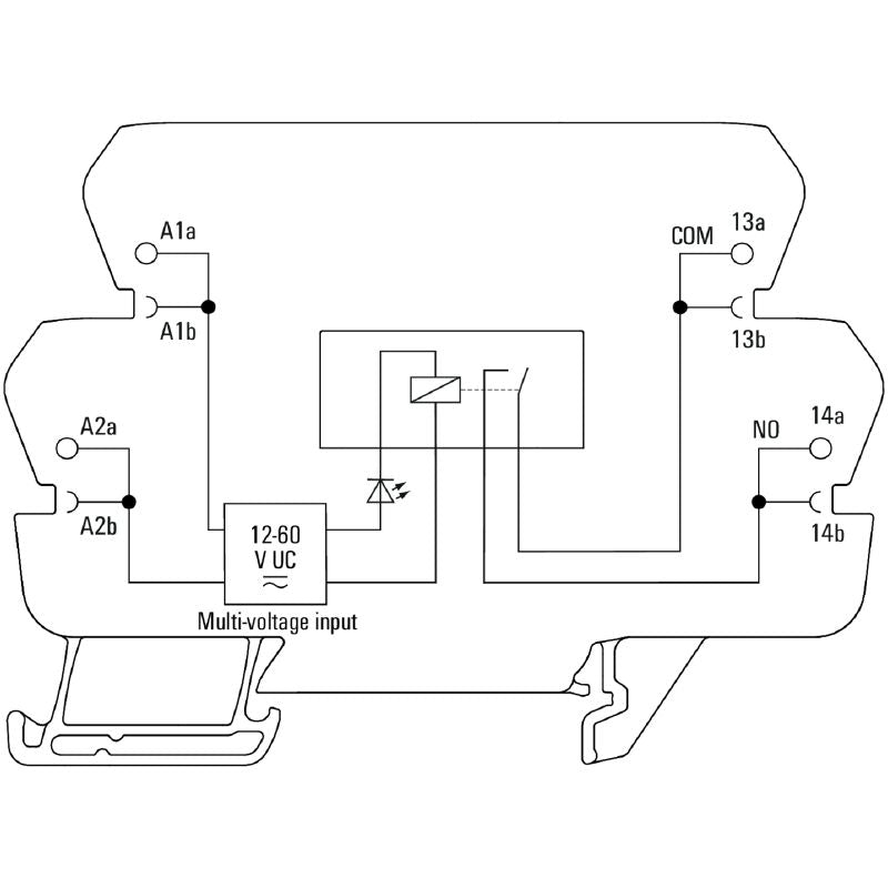 2773780000 - AgNi 6A Relay Module, 12-60V, Normally Open Contact  (Pack of 10)