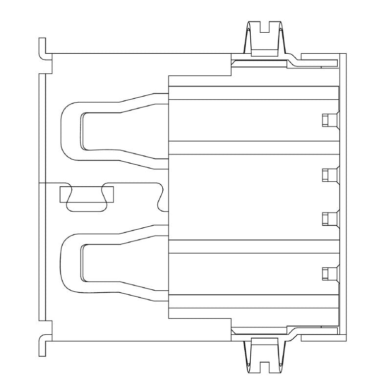2563710000 - 90° USB 2.0 PCB Connector, 480 Mbps, Durable PBT  (Pack of 100)