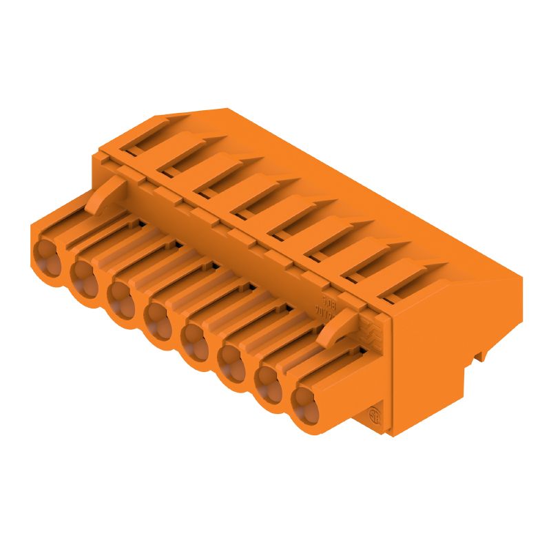 1958810000 - 5.00mm Female Plug, 8 Poles, 270° Angle Connector  (Pack of 42)