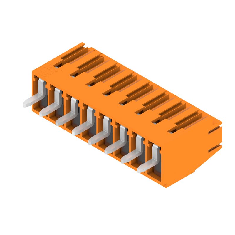 1845070000 - 3.50mm PCB Terminal, 8 Poles, 90° Angle, 3.2mm Pins  (Pack of 60)
