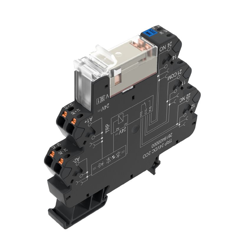 2618400000 - 24V DC Relay Module with 2 CO Contacts, 8A Capacity  (Pack of 10)