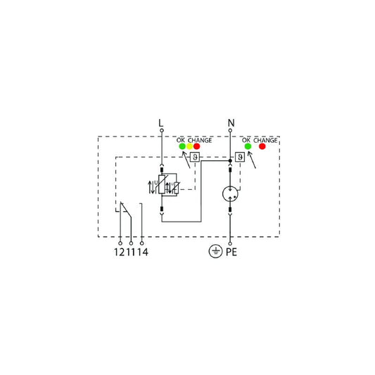 2736460000 - Low Voltage Surge Arrester for Single-Phase Applications