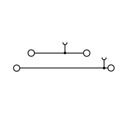 1768800000 - Beige Feed-Through Terminal for 2.5 mm² Wire, 20 A  (Pack of 50)