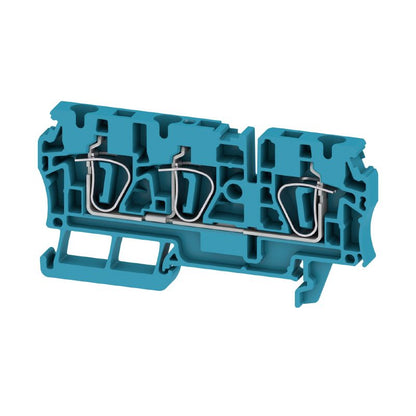 7904190000 - Blue 4mm² Feed-Through Terminal, 800V, 43mm Deep  (Pack of 50)