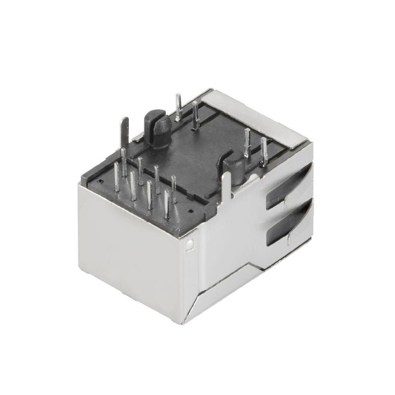 2562820000 - 12-Pole RJ45 Modular Jack for PCB, 90° Orientation  (Pack of 140)