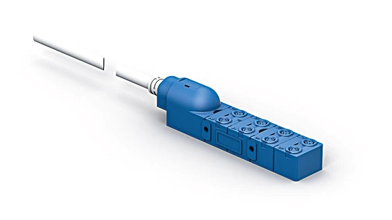 ZAA07R602 - 8-Port M8 Connection Box, IP67 Rated for Versatile Use