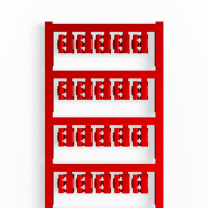 1747320003 - Slim Red Clip for Cables, 12x5.8mm, -40 to 100°C  (Pack of 200)