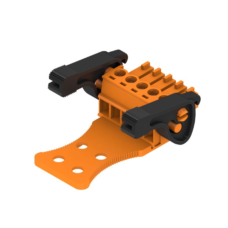 2442030000 - 5-Pole 3.81mm Female Plug PCB Connector with Clamping Yoke  (Pack of 50)