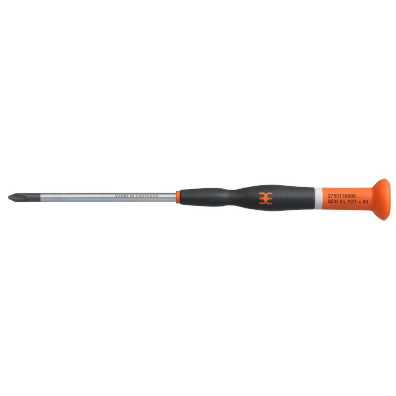 2750130000 - 80mm Pozidrive Screwdriver, 1mm Blade Width