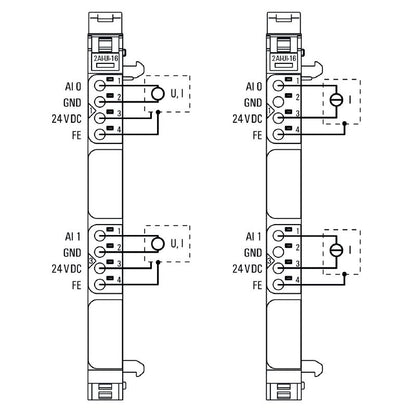 2705620000 - 2-Channel Remote I/O Module for Analog Signals, 16 Bit