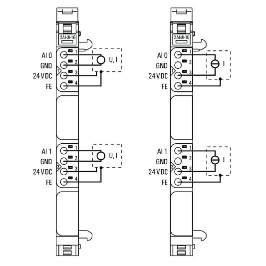 2705620000 - 2-Channel Remote I/O Module for Analog Signals, 16 Bit