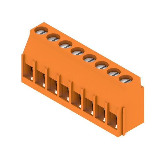 1001890000 - 5.08mm Terminal Block with 90° Angled 8 Poles  (Pack of 50)