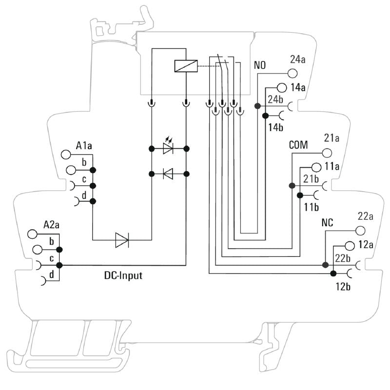 2618530000 - 24V DC Relay Module with 2 Gold-Plated CO Contacts  (Pack of 10)