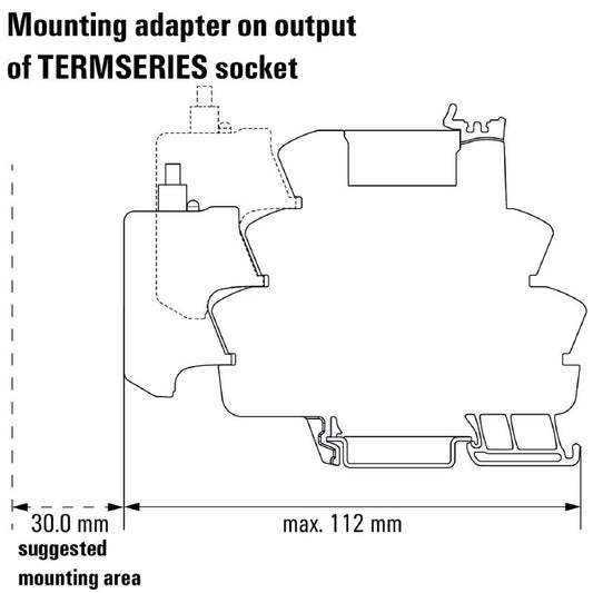 1463520000 - 10-Pole TIA F10 Adapter with Long Locking Lever