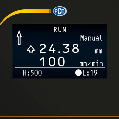 PCE-VTS 50 - Motorized Vertical Force Test Stand, 500N Capacity, 270mm Travel