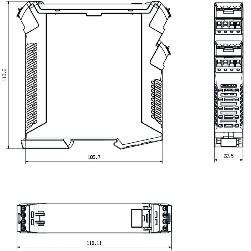 8965340000 - Digital Signal Isolating Amplifier for Safe Environments