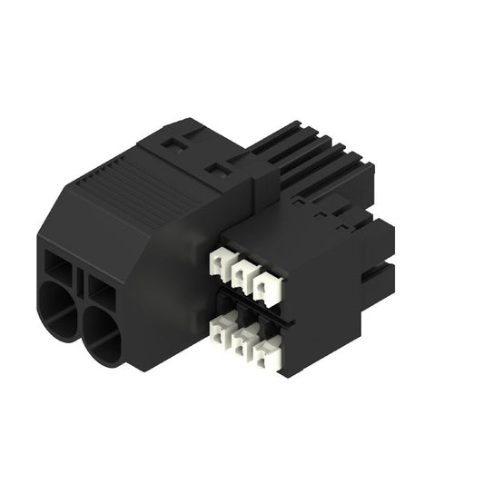 1080320000 - 2-Pole 180° PCB Female Plug Connector, PUSH IN Design  (Pack of 55)