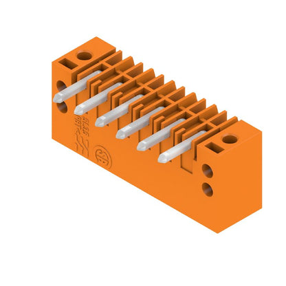 1618100000 - 3.50mm 6-Pole Orange PCB Connector with 90° Orientation  (Pack of 50)