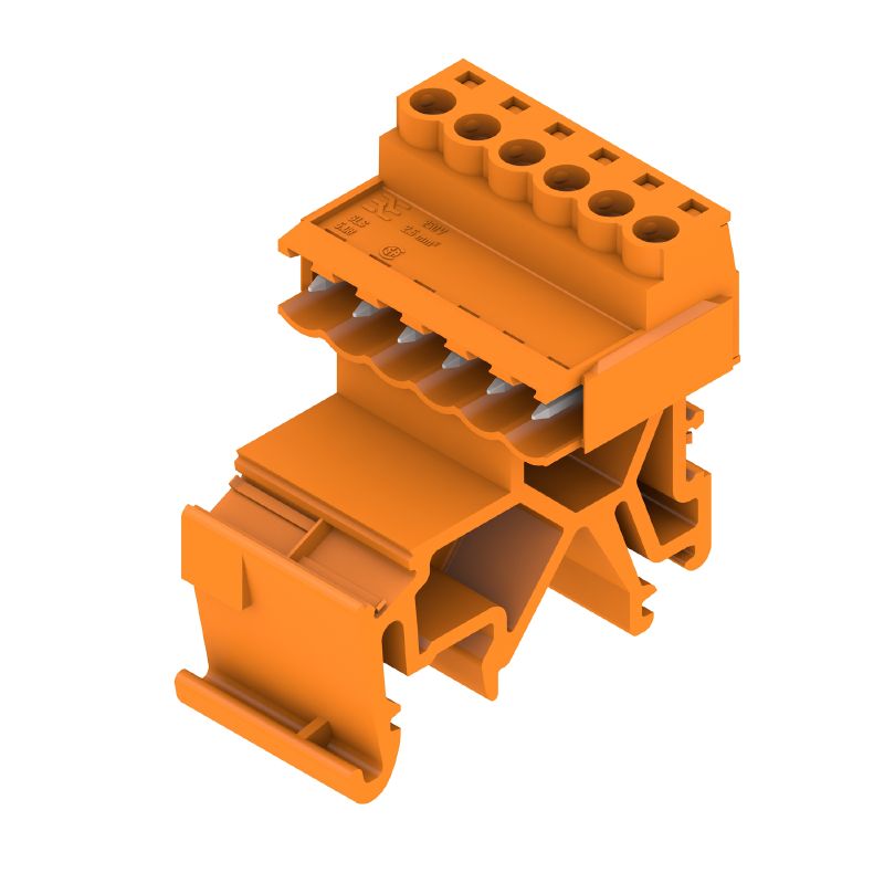 1846140000 - 6-Pole 5.08mm Male PCB Connector with Clamping Range  (Pack of 20)