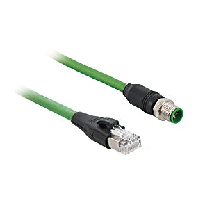 ZC1V001 - 8-Pin M12 to RJ45 Connection Cable for Reliable Connectivity