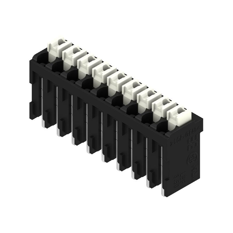1870710000 - 3.50mm Pitch Push In PCB Terminals, 9 Poles, 180° Solder Pin  (Pack of 17)