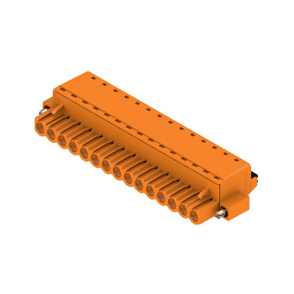 3101210000 - 5.08mm 15-Pole Female PCB Connector with Push In Mechanism  (Pack of 18)