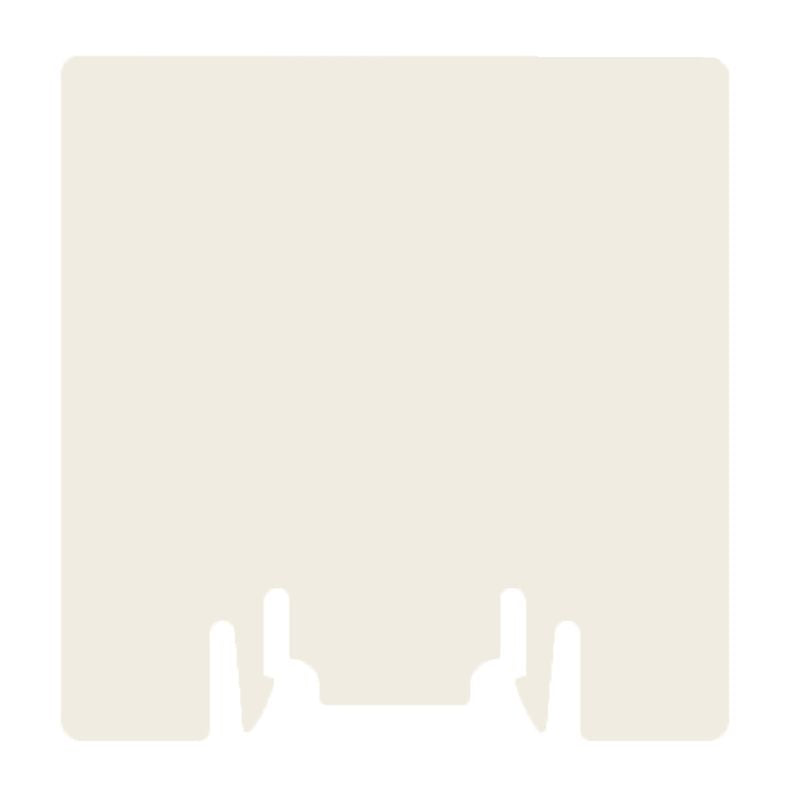 1190360000 - White Partition Plate, 37mm Height, UL 94 V-0 Rated  (Pack of 50)