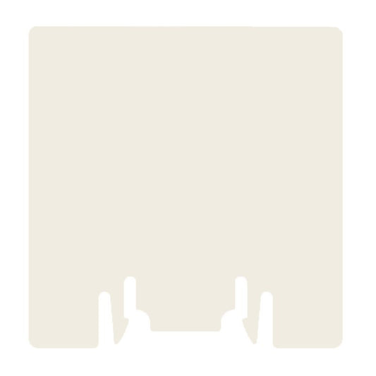 1190360000 - White Partition Plate, 37mm Height, UL 94 V-0 Rated  (Pack of 50)