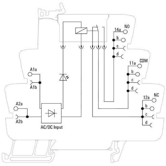 1479690000 - 24V Relay Module with 16A Capacity and CO Contact  (Pack of 10)