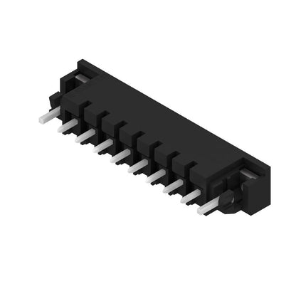 1863640000 - 3.81mm 8-Pole Black Male PCB Connector with Solder Flange  (Pack of 300)