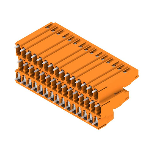 1769750000 - 45-Pole 5.08mm PCB Terminal, 3.5mm Solder Pin, Orange  (Pack of 10)