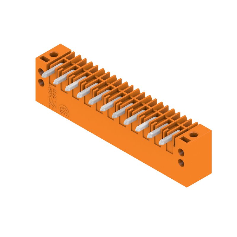 1607130000 - Orange 11-Pole PCB Connector with 3.2mm Pins, Flange Design  (Pack of 50)